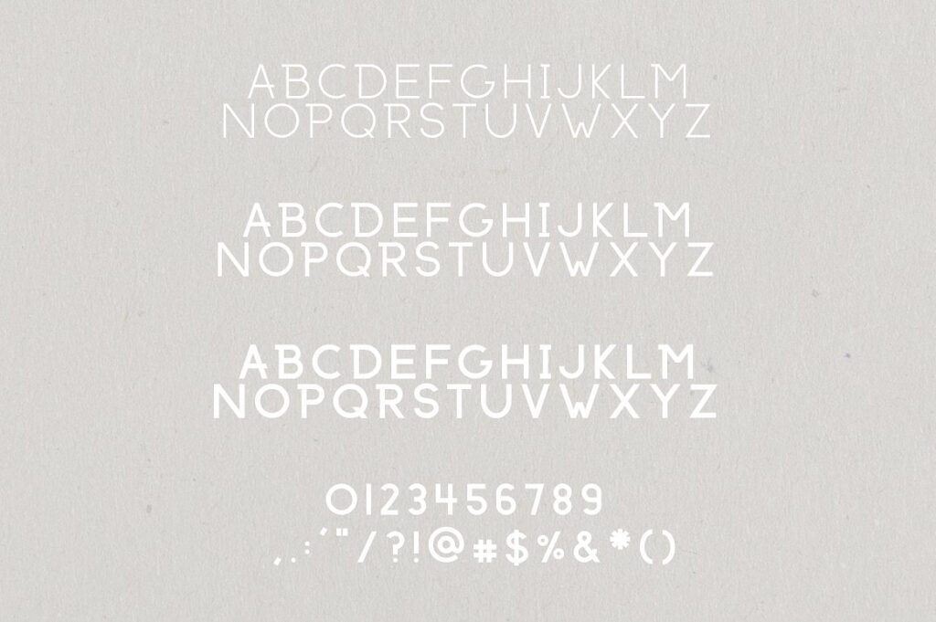 Anchorage Modern Sans Serif Font Typeface by Jen Wagner Co.