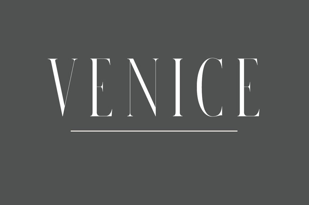 Venice 90s Serif Font Typeface by Jen Wagner Co.