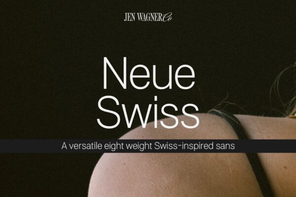 Neue Swiss | An 8 Weight Swiss-Inspired Typeface