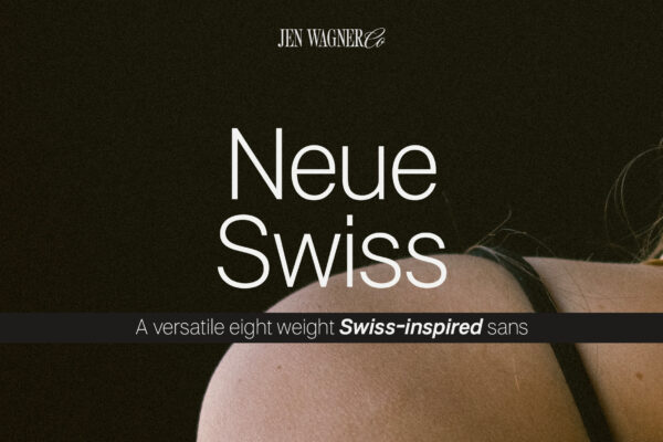 Neue Swiss | An 8 Weight Swiss-Inspired Typeface